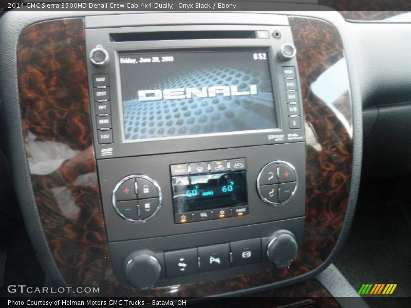 Onyx Black / Ebony 2014 GMC Sierra 3500HD Denali Crew Cab 4x4 Dually