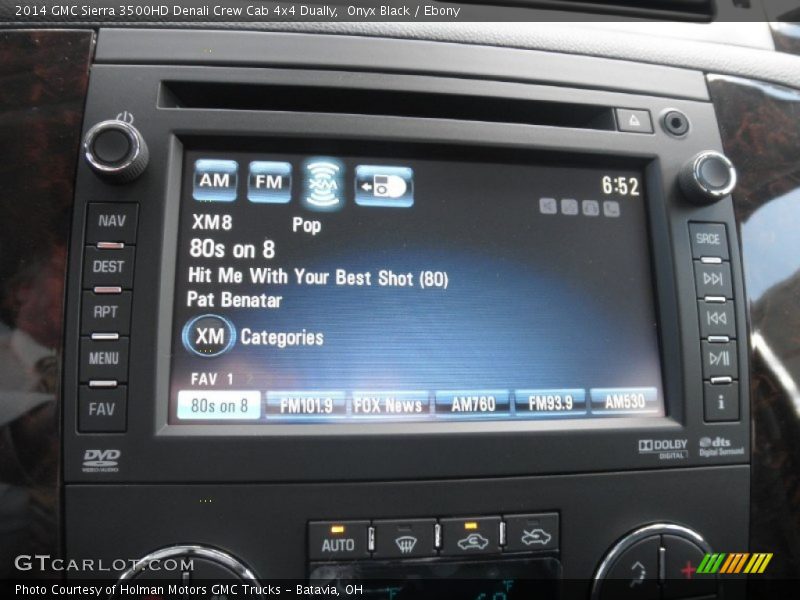 Onyx Black / Ebony 2014 GMC Sierra 3500HD Denali Crew Cab 4x4 Dually