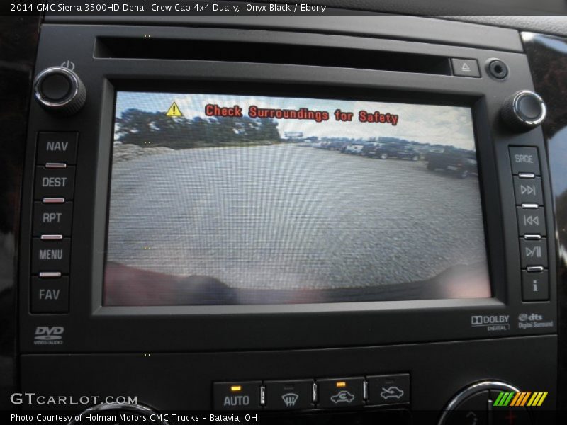 Onyx Black / Ebony 2014 GMC Sierra 3500HD Denali Crew Cab 4x4 Dually