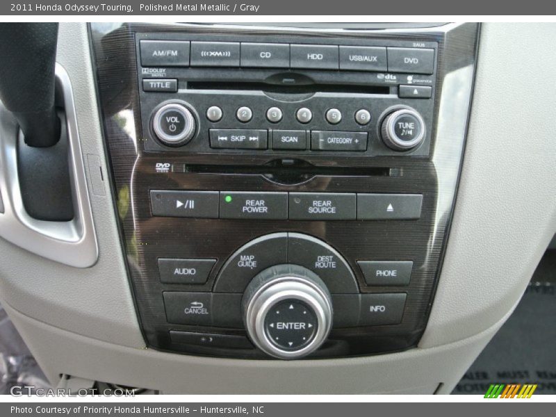 Polished Metal Metallic / Gray 2011 Honda Odyssey Touring