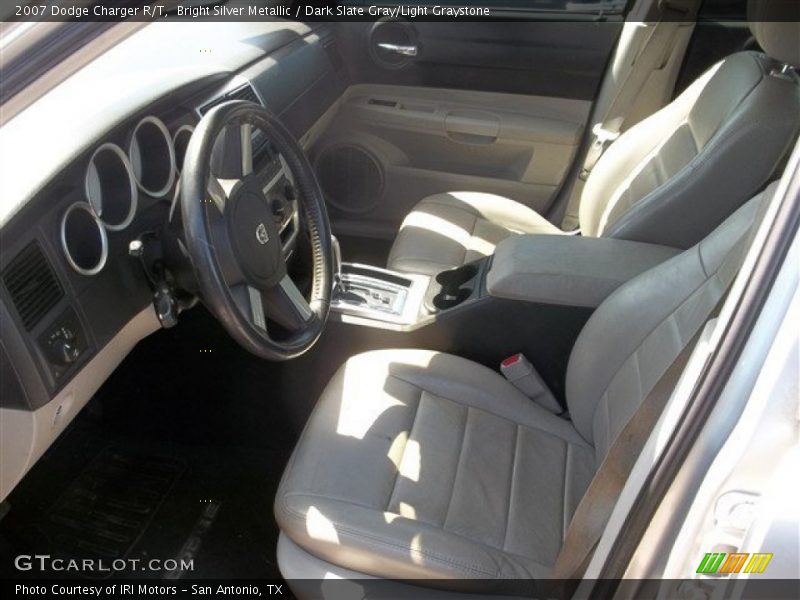 Bright Silver Metallic / Dark Slate Gray/Light Graystone 2007 Dodge Charger R/T