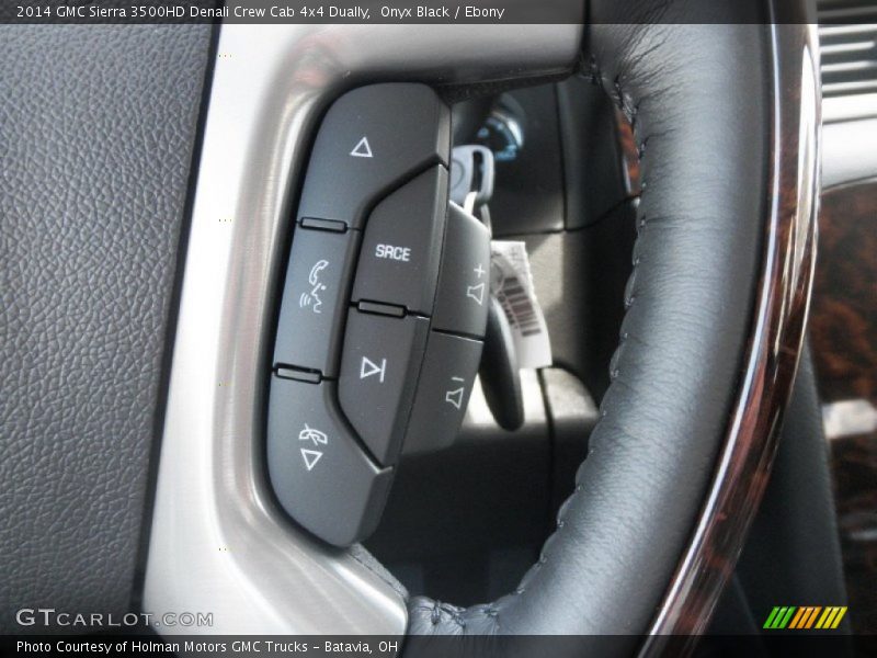 Onyx Black / Ebony 2014 GMC Sierra 3500HD Denali Crew Cab 4x4 Dually