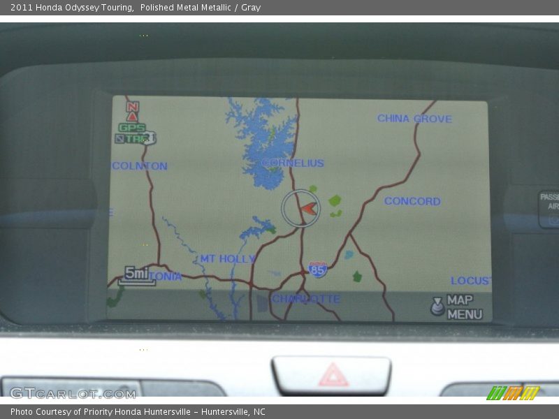 Polished Metal Metallic / Gray 2011 Honda Odyssey Touring
