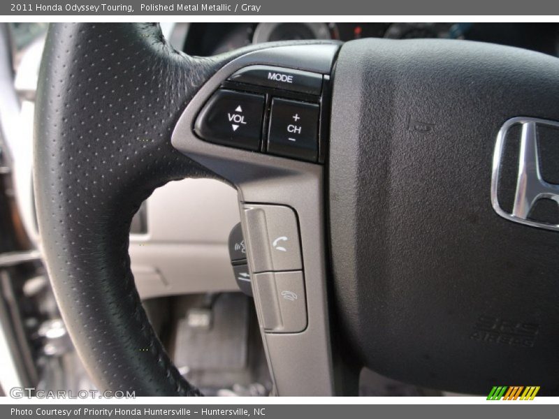 Polished Metal Metallic / Gray 2011 Honda Odyssey Touring