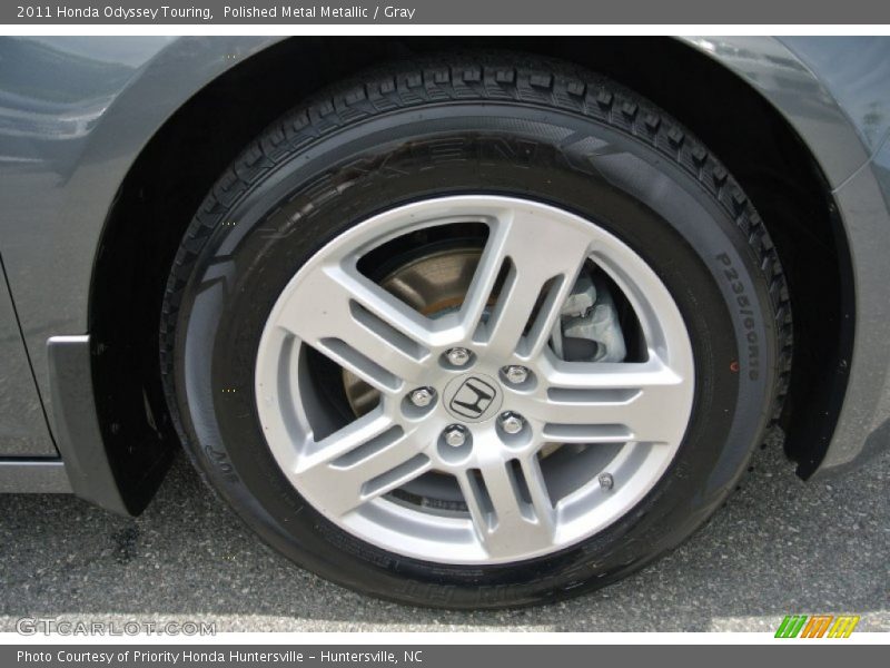 Polished Metal Metallic / Gray 2011 Honda Odyssey Touring