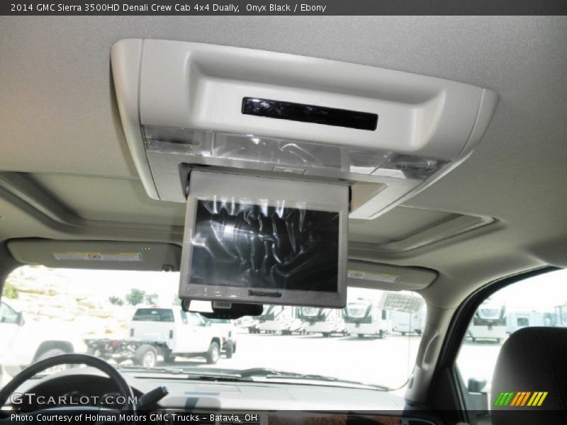 Onyx Black / Ebony 2014 GMC Sierra 3500HD Denali Crew Cab 4x4 Dually