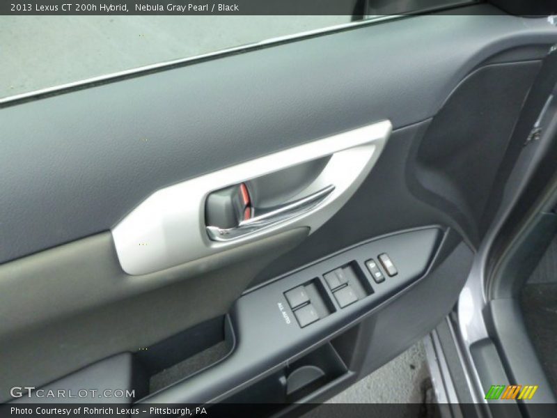Nebula Gray Pearl / Black 2013 Lexus CT 200h Hybrid