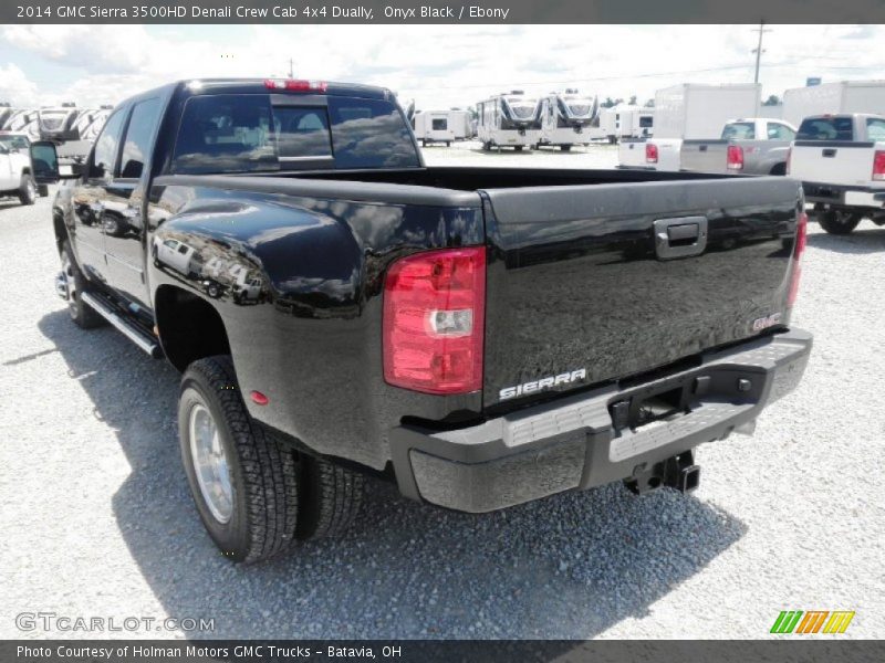 Onyx Black / Ebony 2014 GMC Sierra 3500HD Denali Crew Cab 4x4 Dually