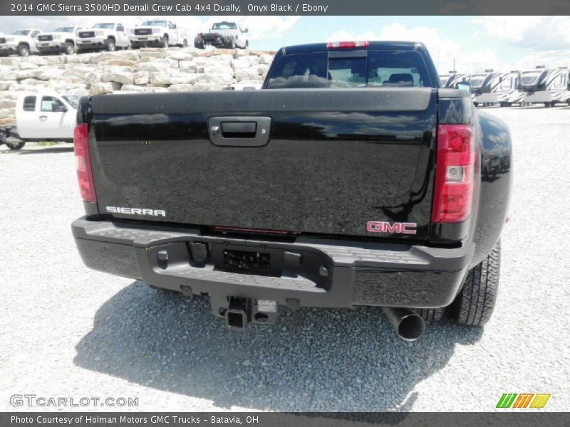 Onyx Black / Ebony 2014 GMC Sierra 3500HD Denali Crew Cab 4x4 Dually