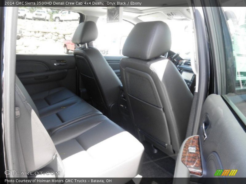 Onyx Black / Ebony 2014 GMC Sierra 3500HD Denali Crew Cab 4x4 Dually