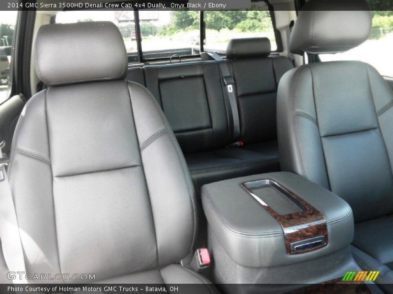 Onyx Black / Ebony 2014 GMC Sierra 3500HD Denali Crew Cab 4x4 Dually