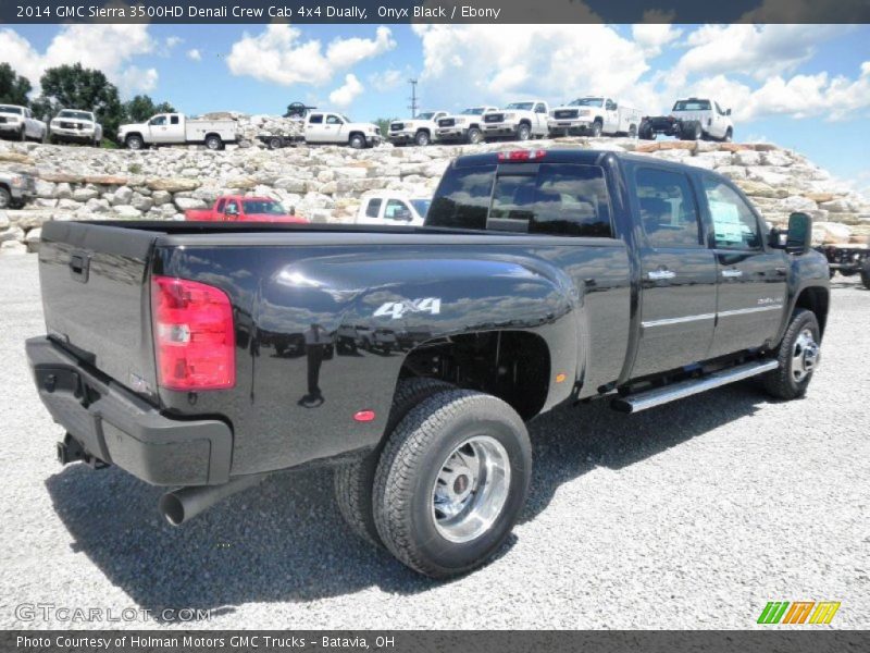 Onyx Black / Ebony 2014 GMC Sierra 3500HD Denali Crew Cab 4x4 Dually