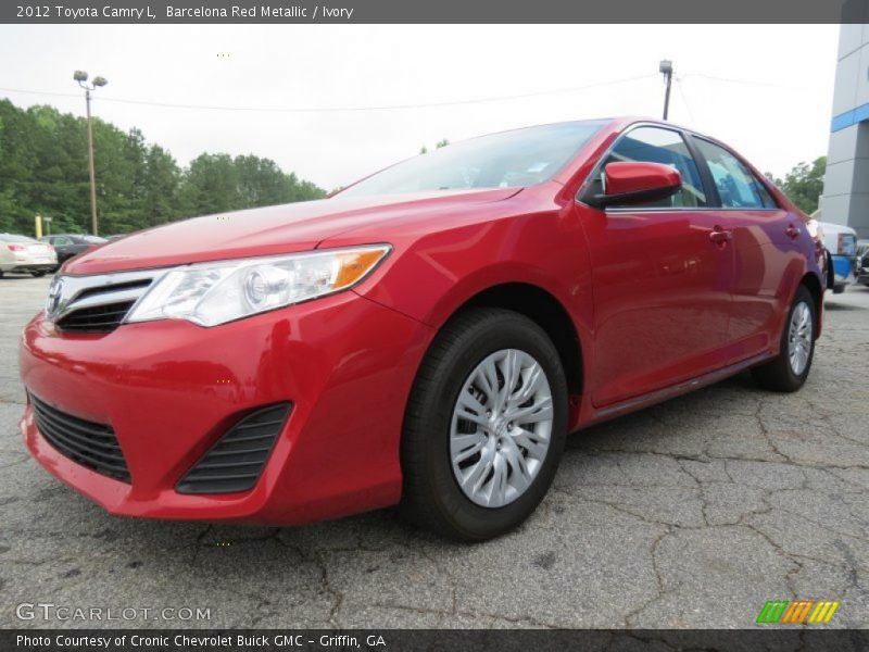 Barcelona Red Metallic / Ivory 2012 Toyota Camry L