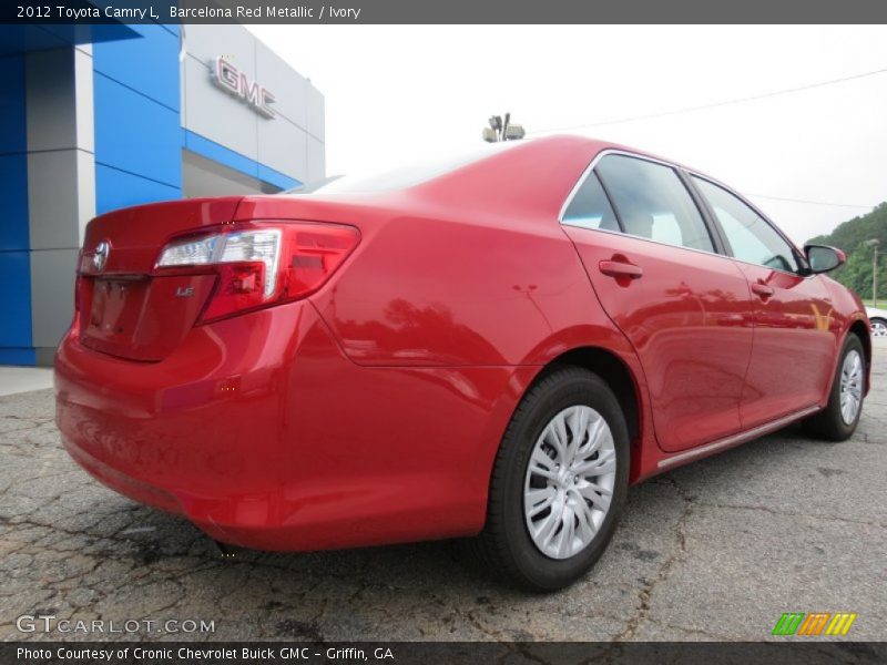 Barcelona Red Metallic / Ivory 2012 Toyota Camry L