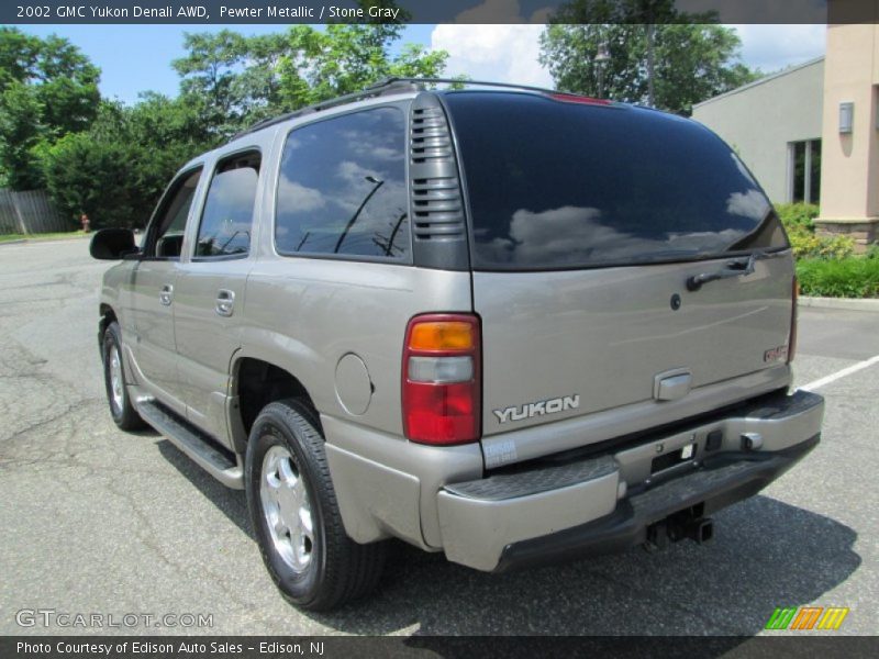 Pewter Metallic / Stone Gray 2002 GMC Yukon Denali AWD