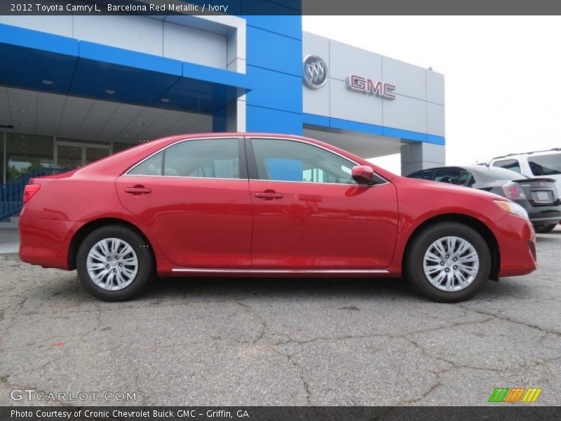 Barcelona Red Metallic / Ivory 2012 Toyota Camry L