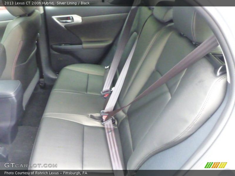 Silver Lining / Black 2013 Lexus CT 200h Hybrid