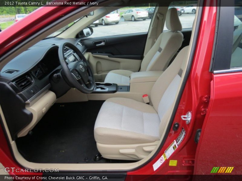 Barcelona Red Metallic / Ivory 2012 Toyota Camry L