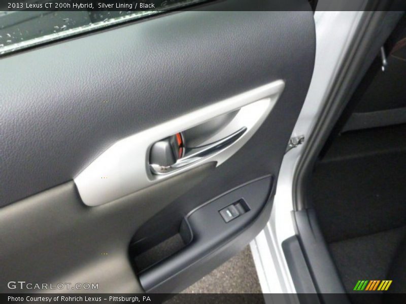 Silver Lining / Black 2013 Lexus CT 200h Hybrid