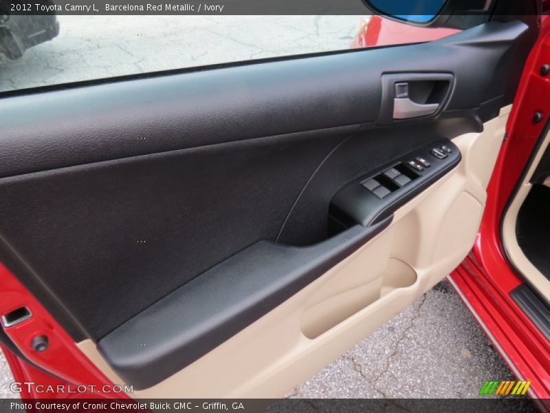 Barcelona Red Metallic / Ivory 2012 Toyota Camry L