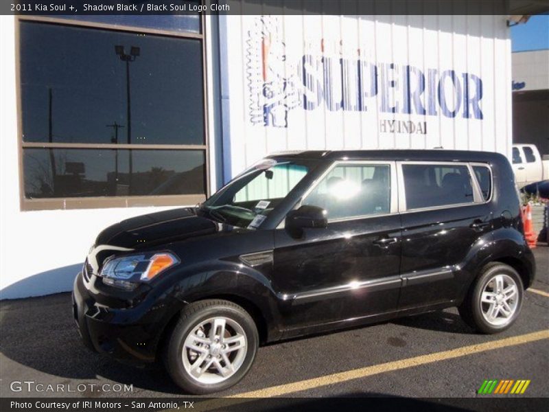 Shadow Black / Black Soul Logo Cloth 2011 Kia Soul +