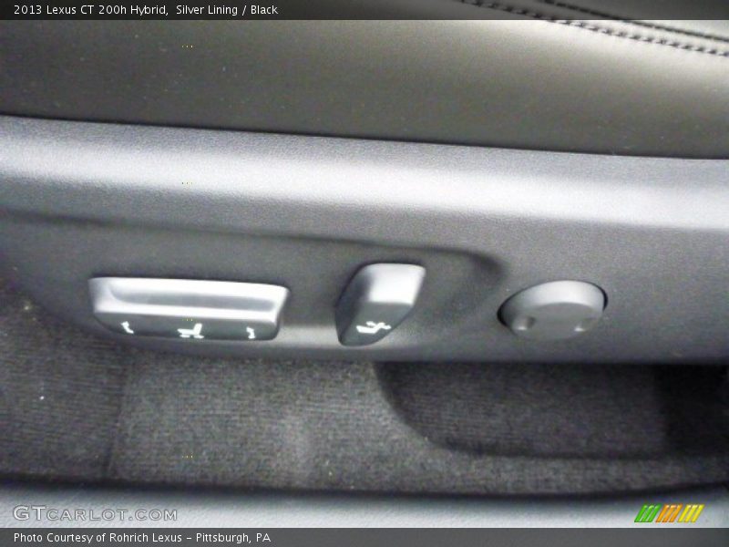 Silver Lining / Black 2013 Lexus CT 200h Hybrid