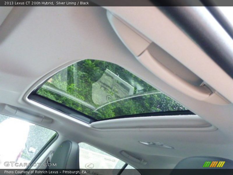 Silver Lining / Black 2013 Lexus CT 200h Hybrid