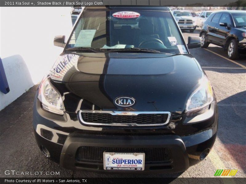 Shadow Black / Black Soul Logo Cloth 2011 Kia Soul +