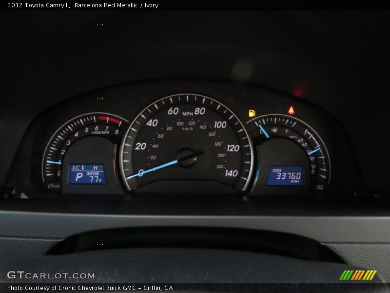 Barcelona Red Metallic / Ivory 2012 Toyota Camry L