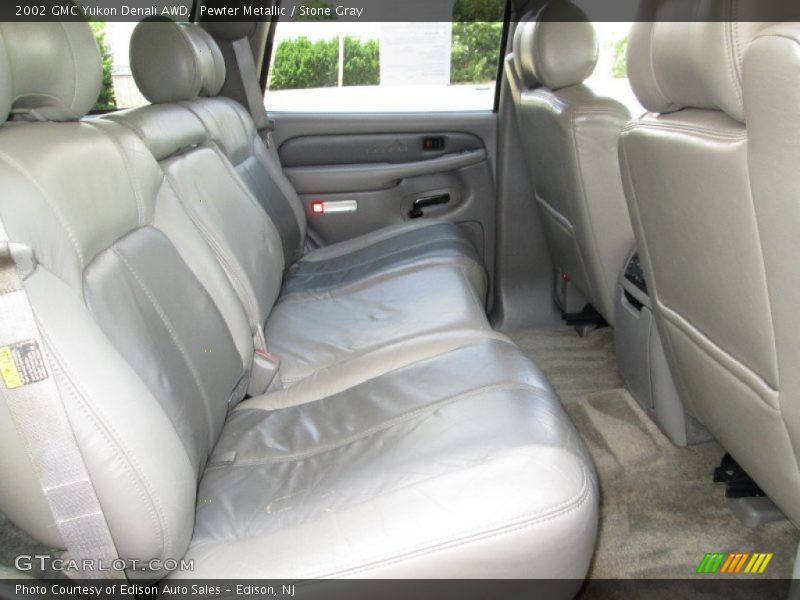 Pewter Metallic / Stone Gray 2002 GMC Yukon Denali AWD