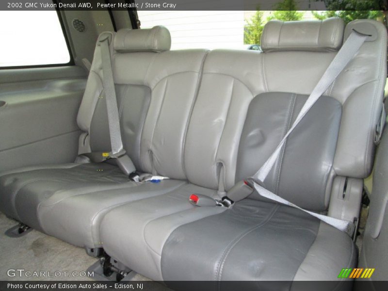 Pewter Metallic / Stone Gray 2002 GMC Yukon Denali AWD