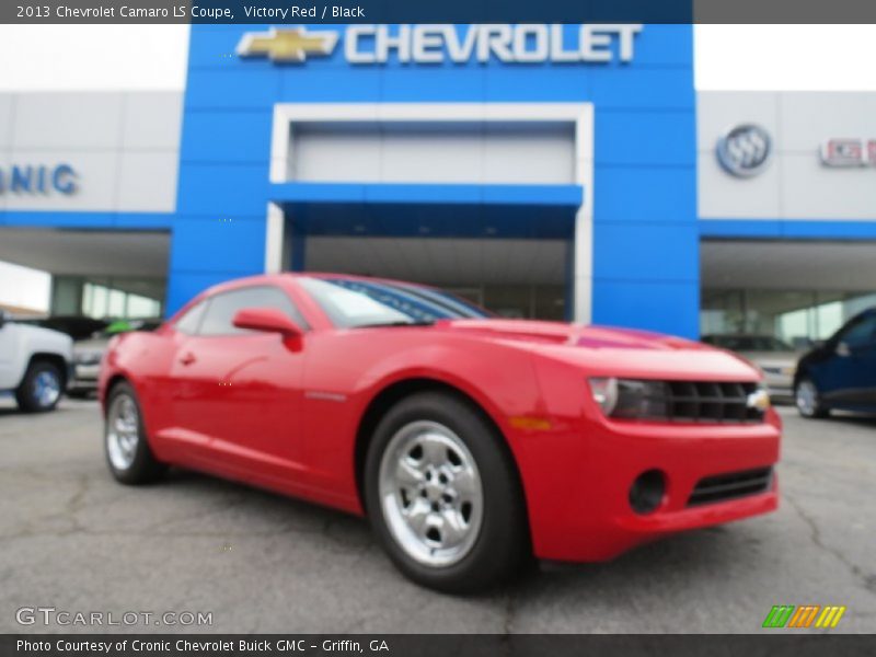 Victory Red / Black 2013 Chevrolet Camaro LS Coupe