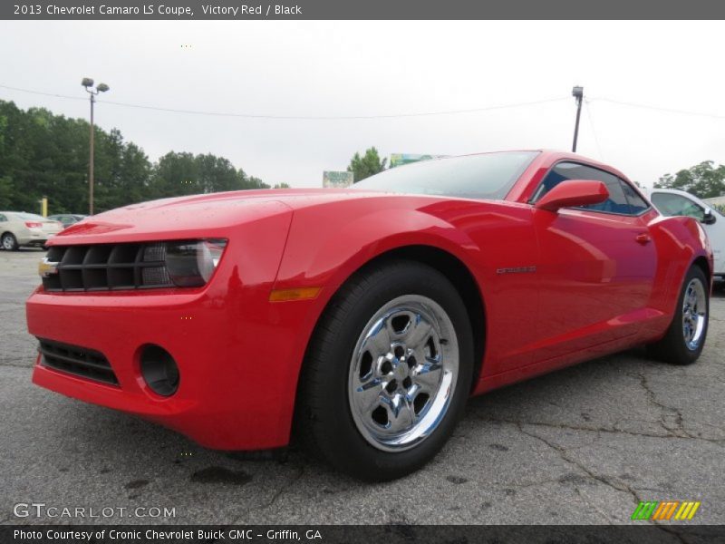Victory Red / Black 2013 Chevrolet Camaro LS Coupe