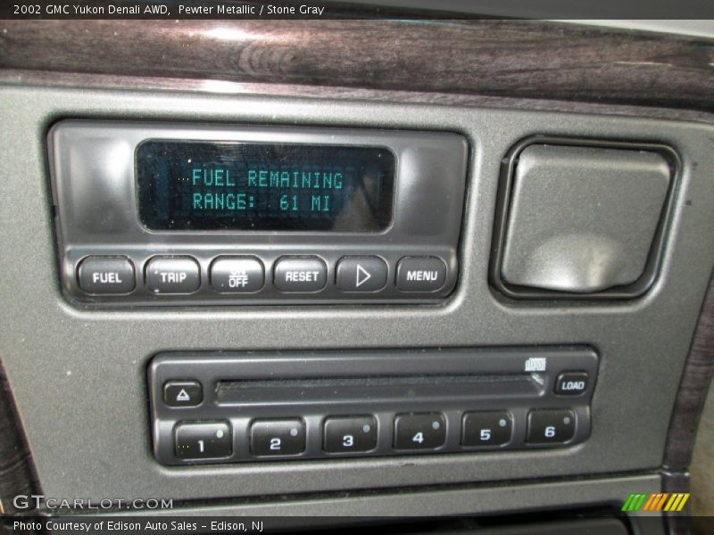 Pewter Metallic / Stone Gray 2002 GMC Yukon Denali AWD