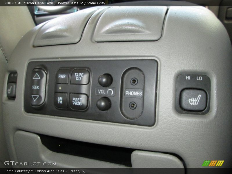 Pewter Metallic / Stone Gray 2002 GMC Yukon Denali AWD