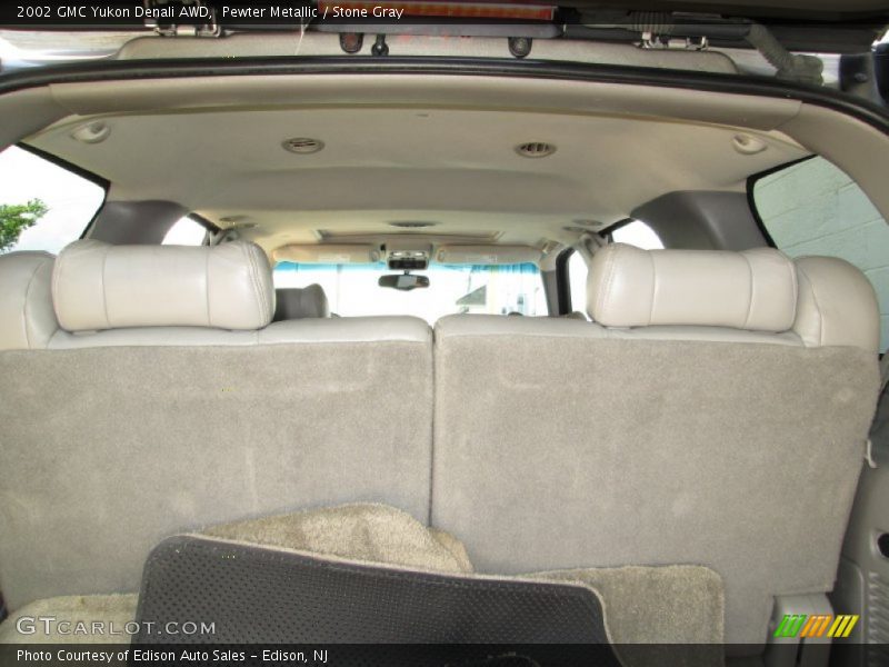 Pewter Metallic / Stone Gray 2002 GMC Yukon Denali AWD