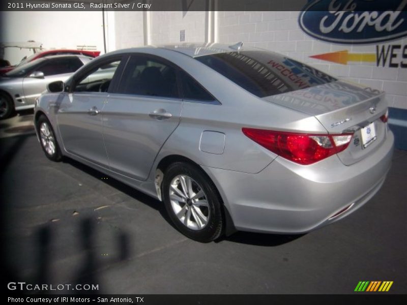 Radiant Silver / Gray 2011 Hyundai Sonata GLS