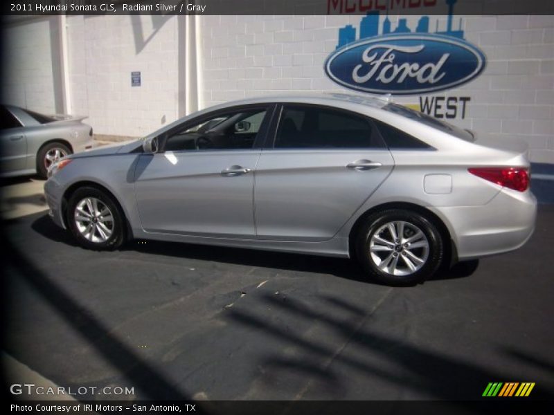 Radiant Silver / Gray 2011 Hyundai Sonata GLS