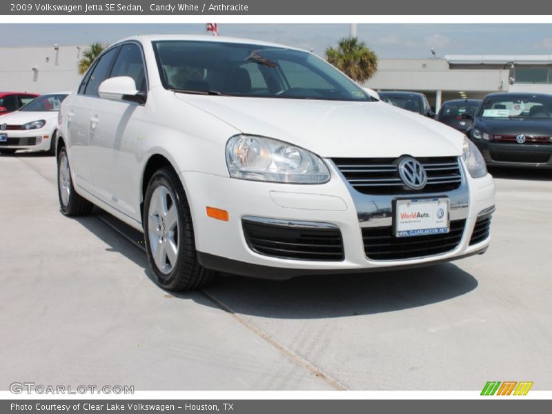 Candy White / Anthracite 2009 Volkswagen Jetta SE Sedan