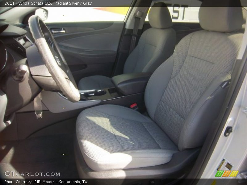 Radiant Silver / Gray 2011 Hyundai Sonata GLS