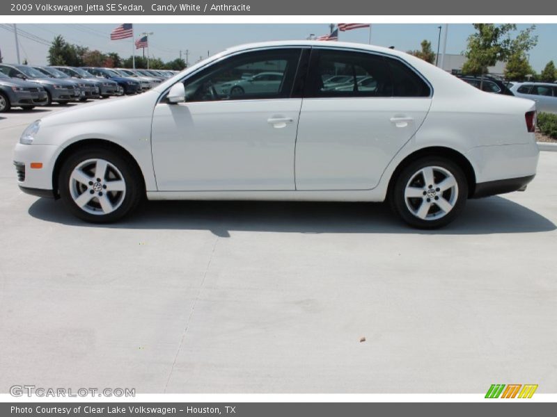 Candy White / Anthracite 2009 Volkswagen Jetta SE Sedan