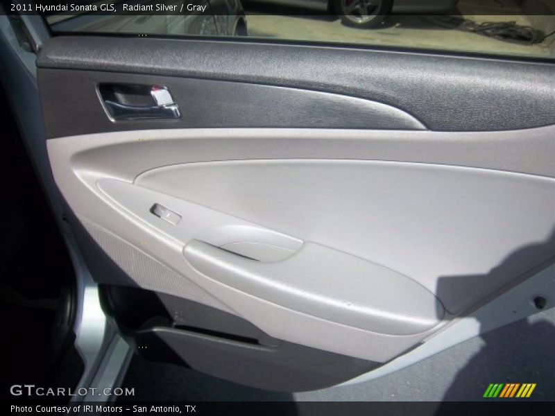Radiant Silver / Gray 2011 Hyundai Sonata GLS