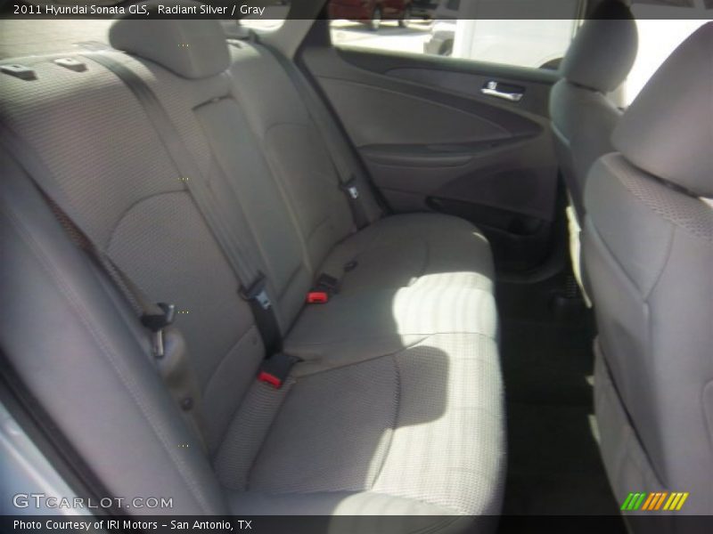 Radiant Silver / Gray 2011 Hyundai Sonata GLS