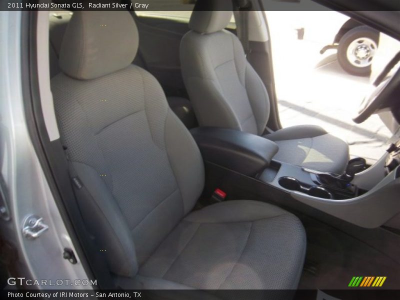 Radiant Silver / Gray 2011 Hyundai Sonata GLS