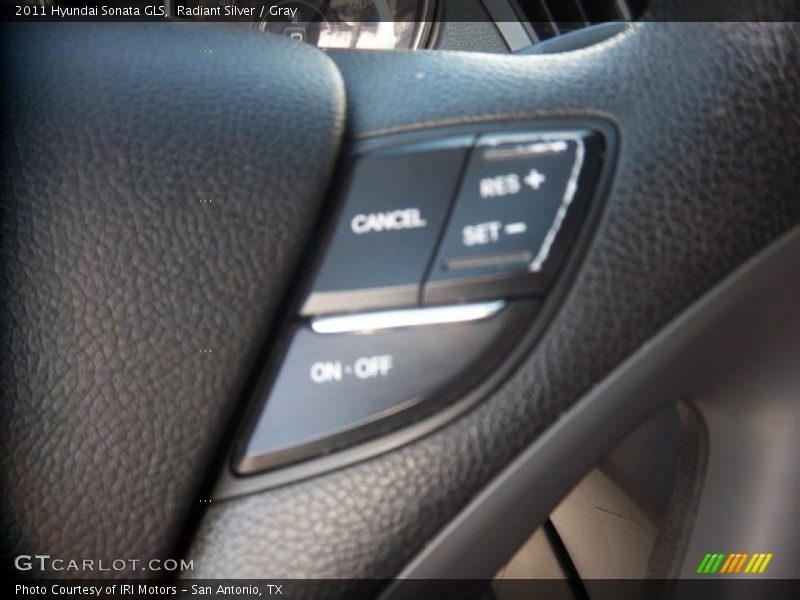 Radiant Silver / Gray 2011 Hyundai Sonata GLS