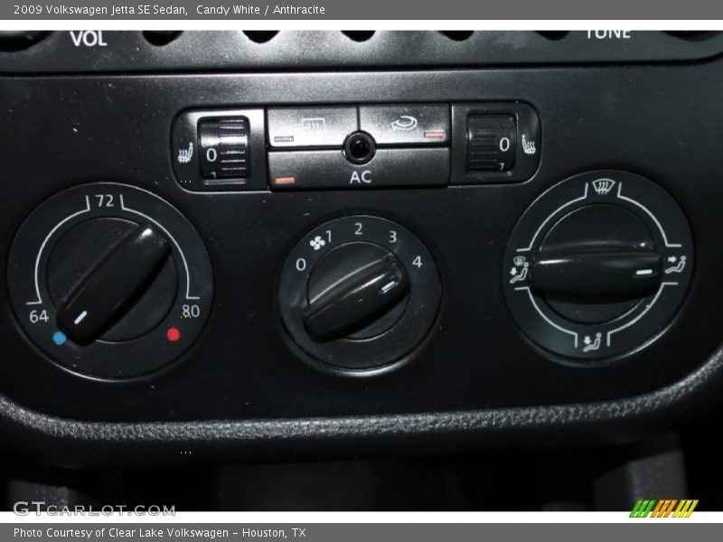 Candy White / Anthracite 2009 Volkswagen Jetta SE Sedan
