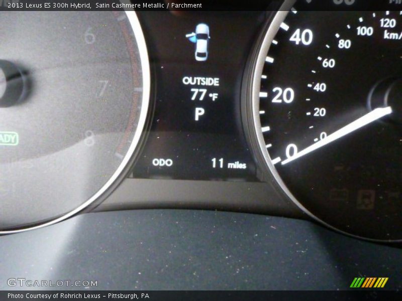 Satin Cashmere Metallic / Parchment 2013 Lexus ES 300h Hybrid