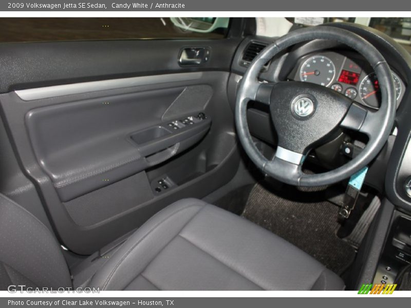 Candy White / Anthracite 2009 Volkswagen Jetta SE Sedan