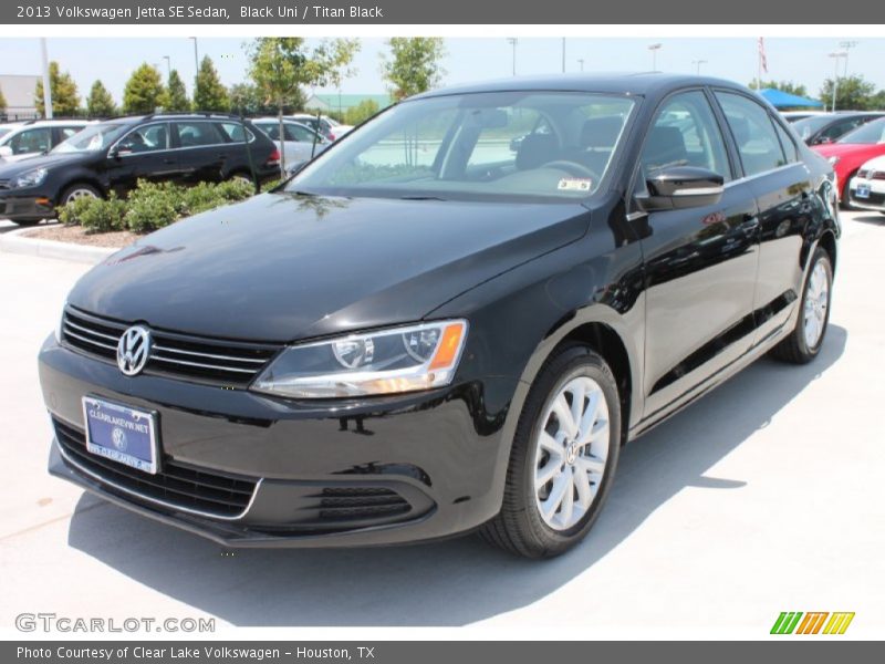 Black Uni / Titan Black 2013 Volkswagen Jetta SE Sedan