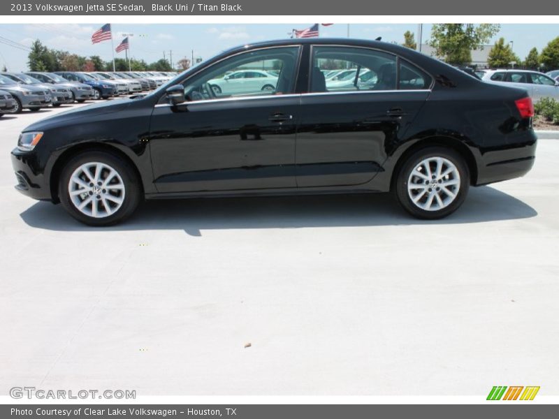 Black Uni / Titan Black 2013 Volkswagen Jetta SE Sedan
